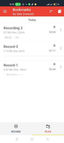 Voice Memos ဖန်သားပြင်ဓာတ်ပုံ 3