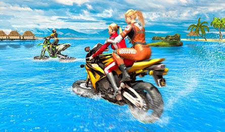 Water Surfer Racing In Moto 螢幕截圖 1