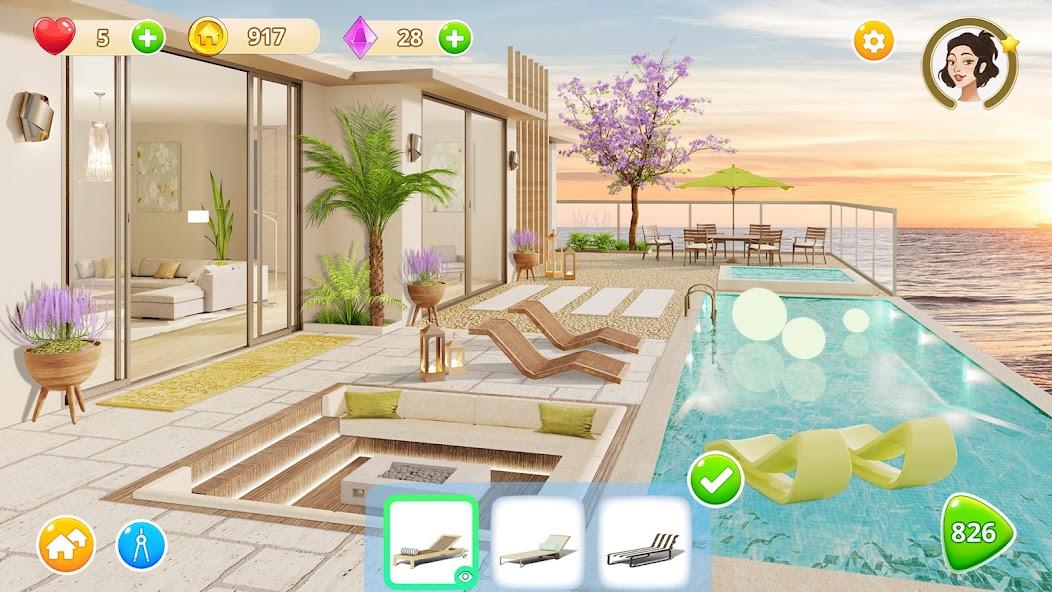 Homematch Home Design Games Mod Ảnh chụp màn hình 1