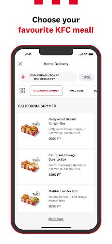 KFC Magyarország स्क्रीनशॉट 2