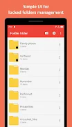 Lock my Folder - Folder hider স্ক্রিনশট 0