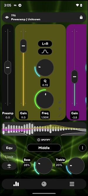 Poweramp Equalizer Schermafbeelding 0