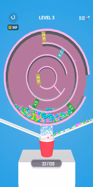 Schermata Multi Maze 3D : Spin & Collect 0