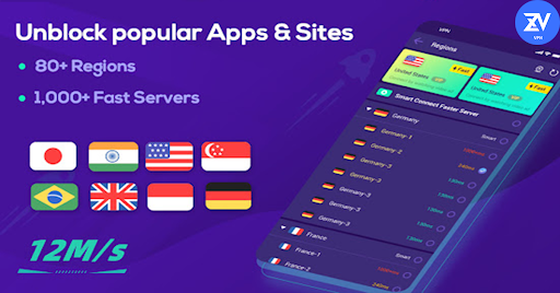 Zwx Vpn - 150Mb/s Speed Server Скриншот 3