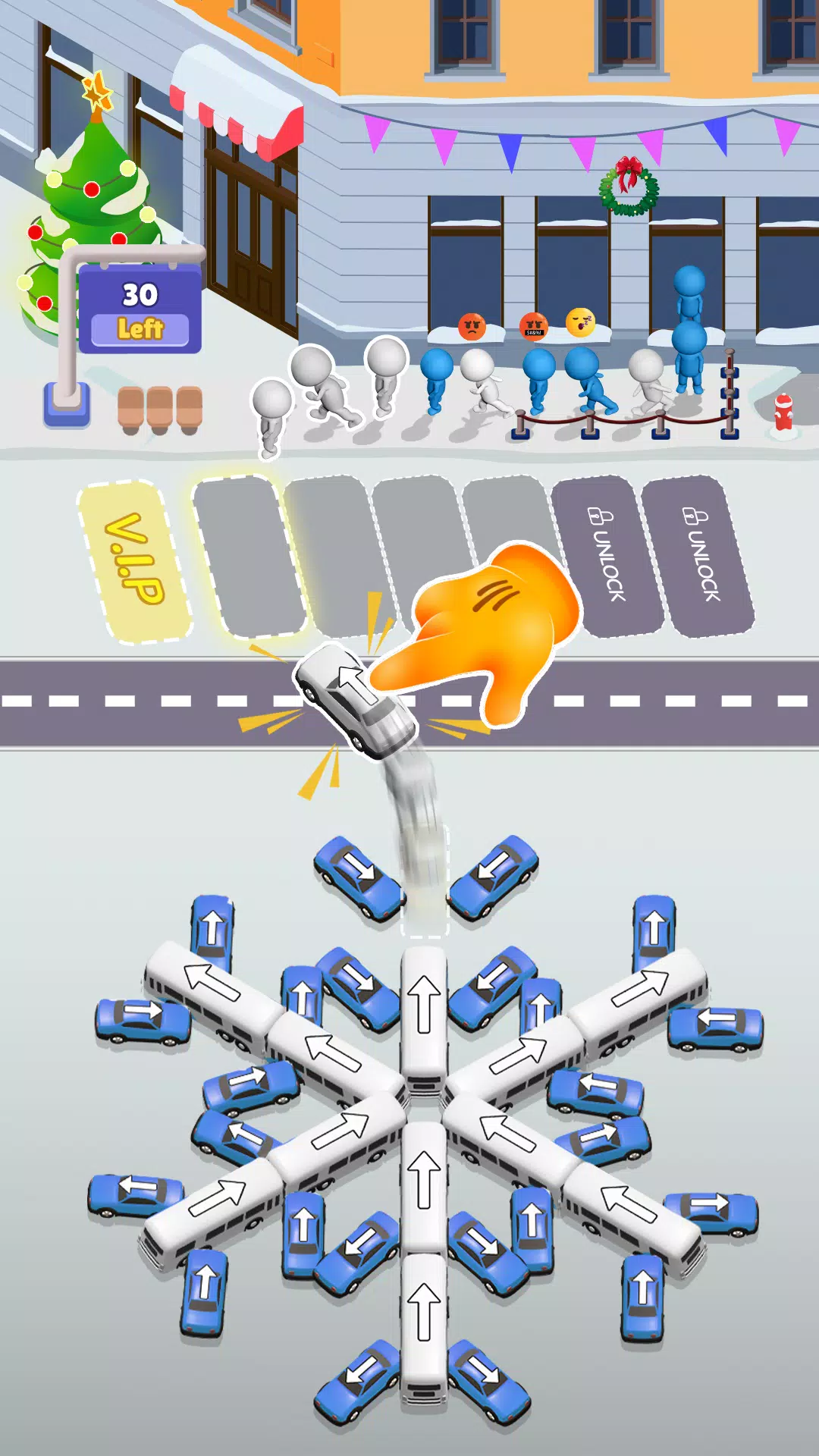 Bus Sort Jam: Parking Puzzle 螢幕截圖 2