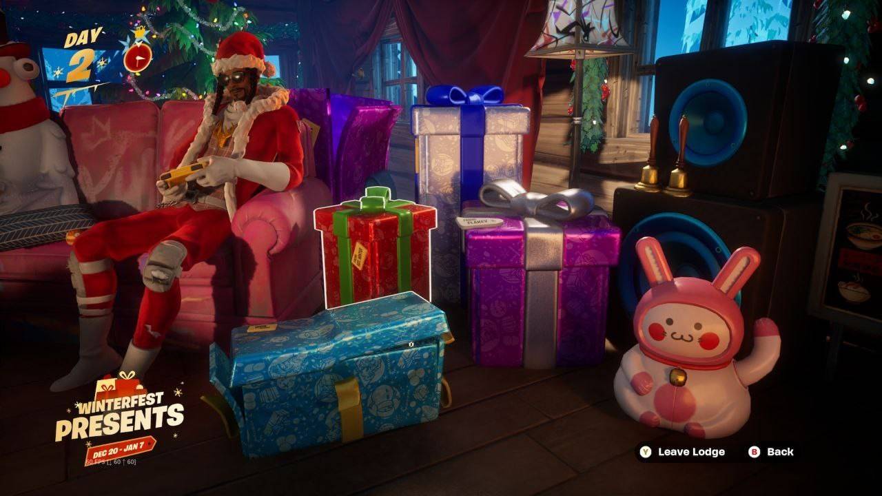 Right pile of Winterfest gifts