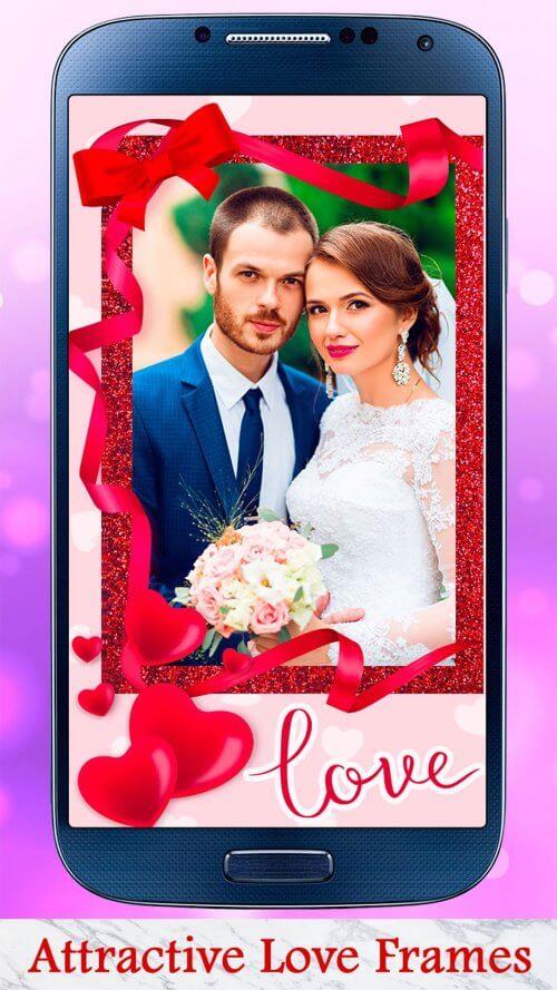 True Love Photo Frames App স্ক্রিনশট 1