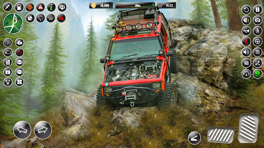 Offroad Xtreme 4X4 Jeep Driver Captura de tela 0