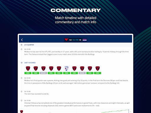 AFL Live Official App 스크린샷 1