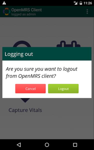 OpenMRS Android Client Schermafbeelding 2