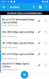 V2ray VPN-unmetered fast VPN Screenshot 0