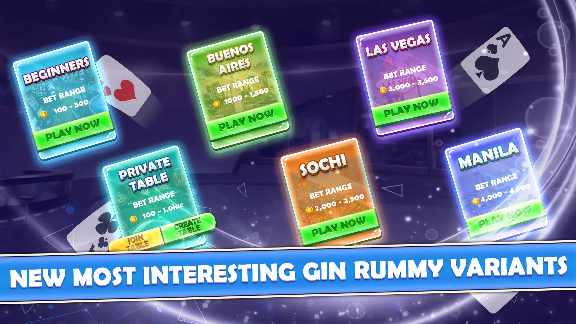 Gin Rummy Multiplayer Schermafbeelding 1