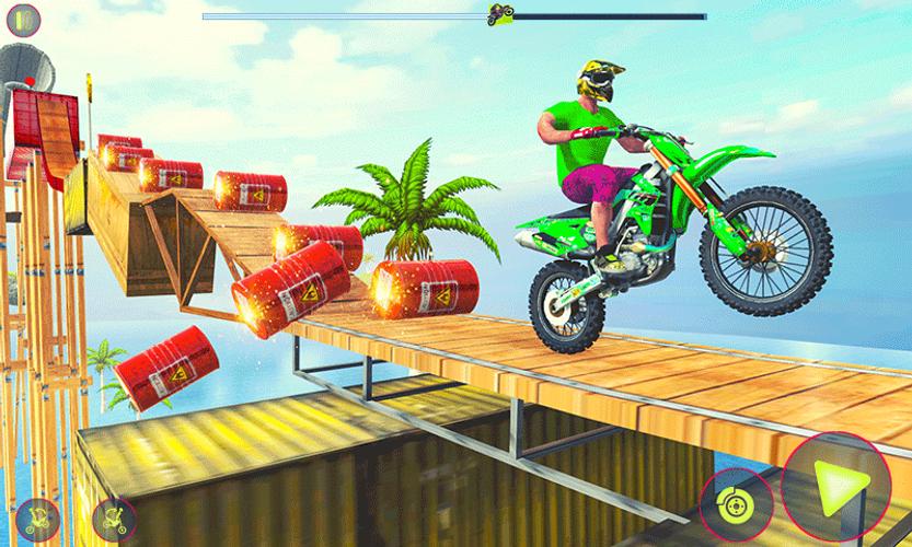 Crazy Bike Racing Stunt Game Скриншот 3