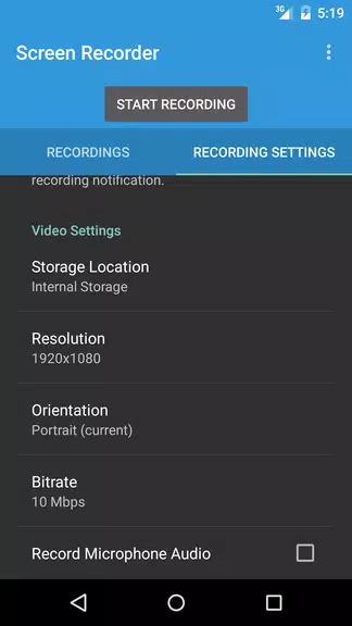 Riv Screen Recorder Zrzut ekranu 3