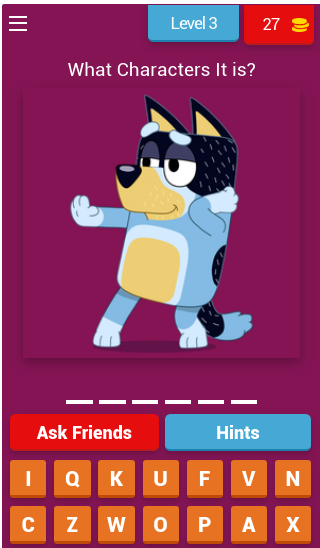 BLUEY QUIZ 螢幕截圖 2
