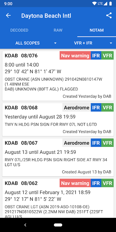 Avia Weather – METAR & TAF Mod Zrzut ekranu 3