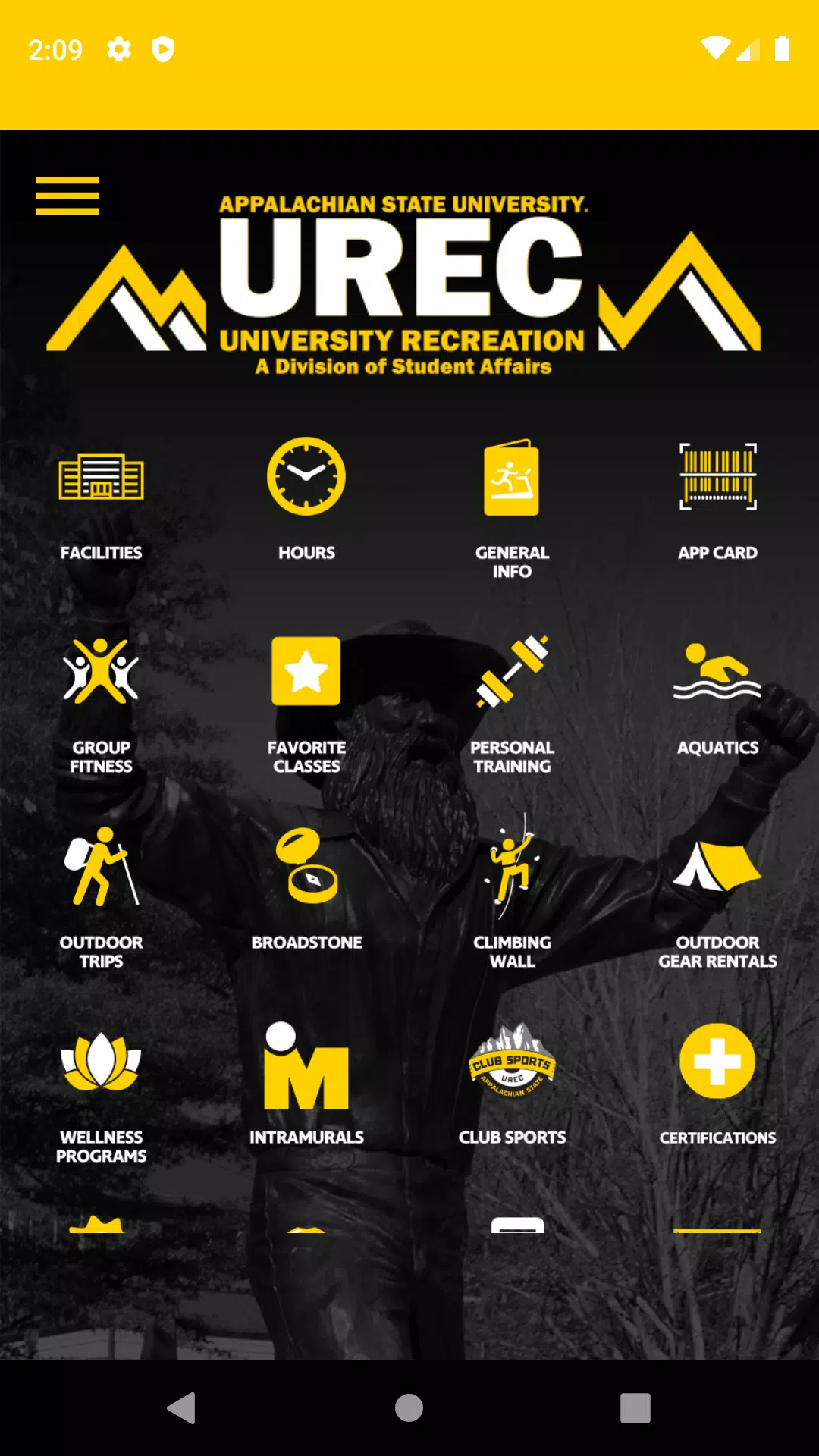 App State UREC Screenshot 0