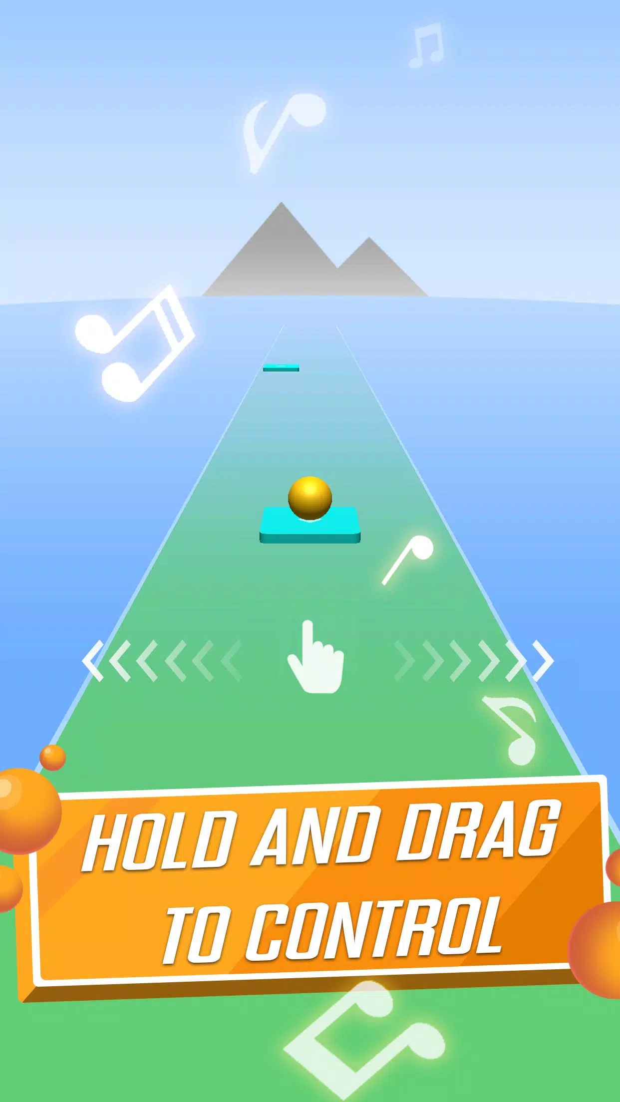 Color Music Hop Ball Games Screenshot 0