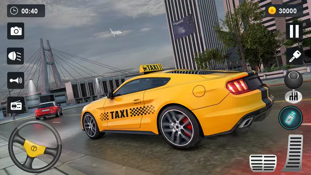 Taxi Simulator 3D - Taxi Games 스크린샷 3